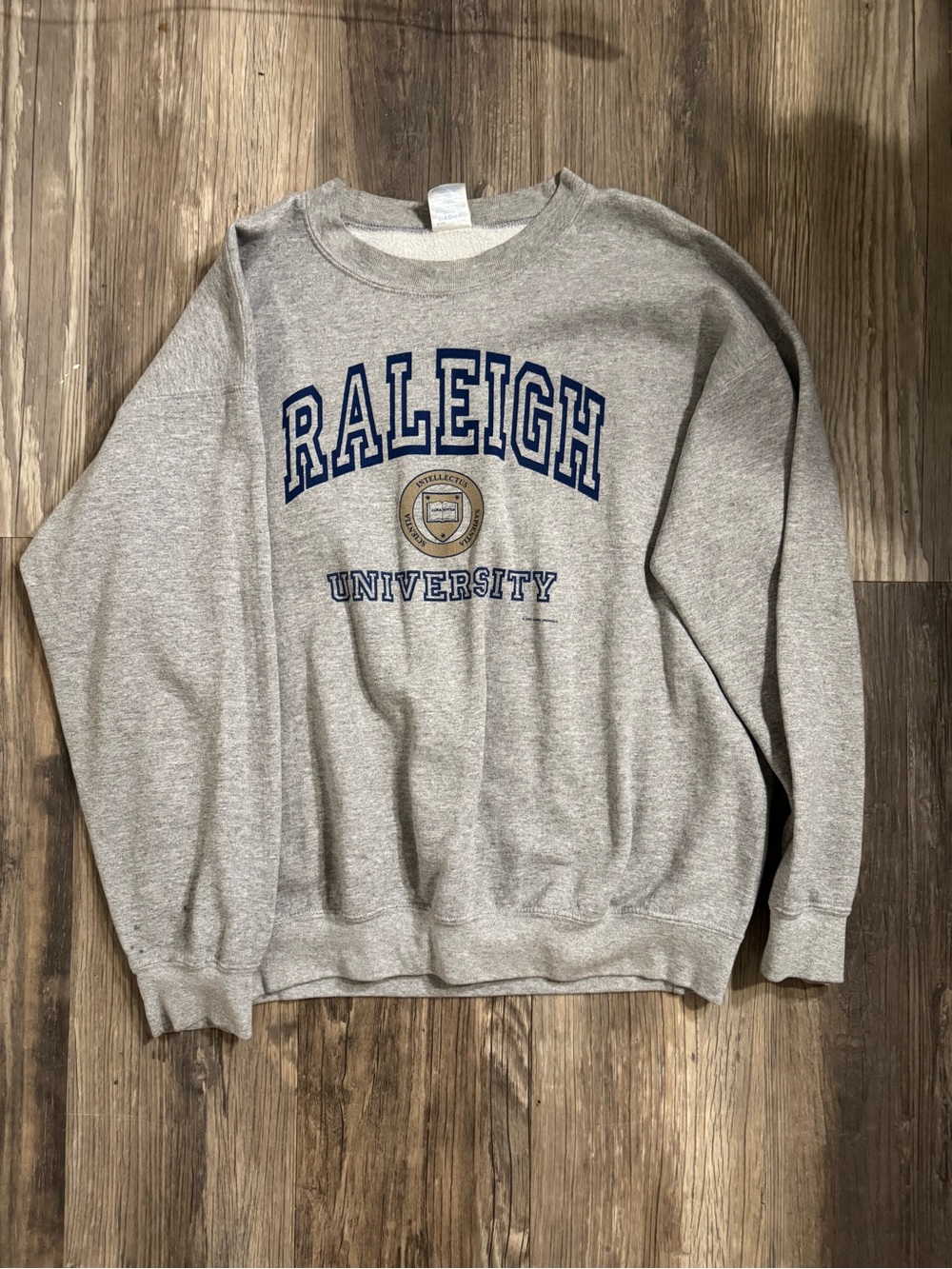 Raleigh University Gray Crewneck Sweatshirt